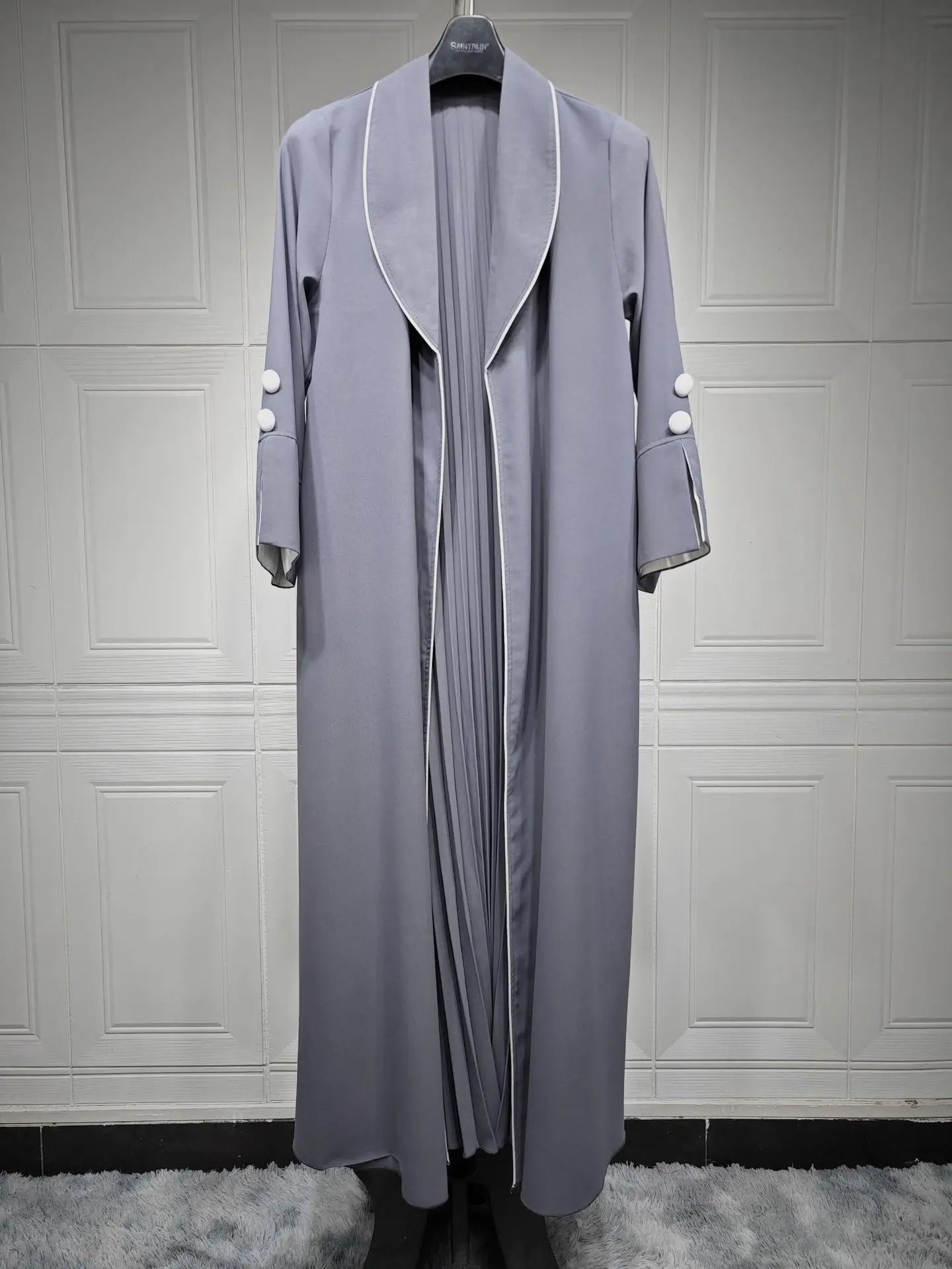 Eid Muslim Abaya for Women Party Dresses Jalabiya pleated abayas Ramadan Morocco Dubai Kaftan Islam Vestidos Arab Long Robe 2023--Color: wine red