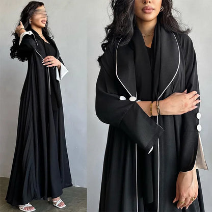 Eid Muslim Abaya for Women Party Dresses Jalabiya pleated abayas Ramadan Morocco Dubai Kaftan Islam Vestidos Arab Long Robe 2023--Color: wine red