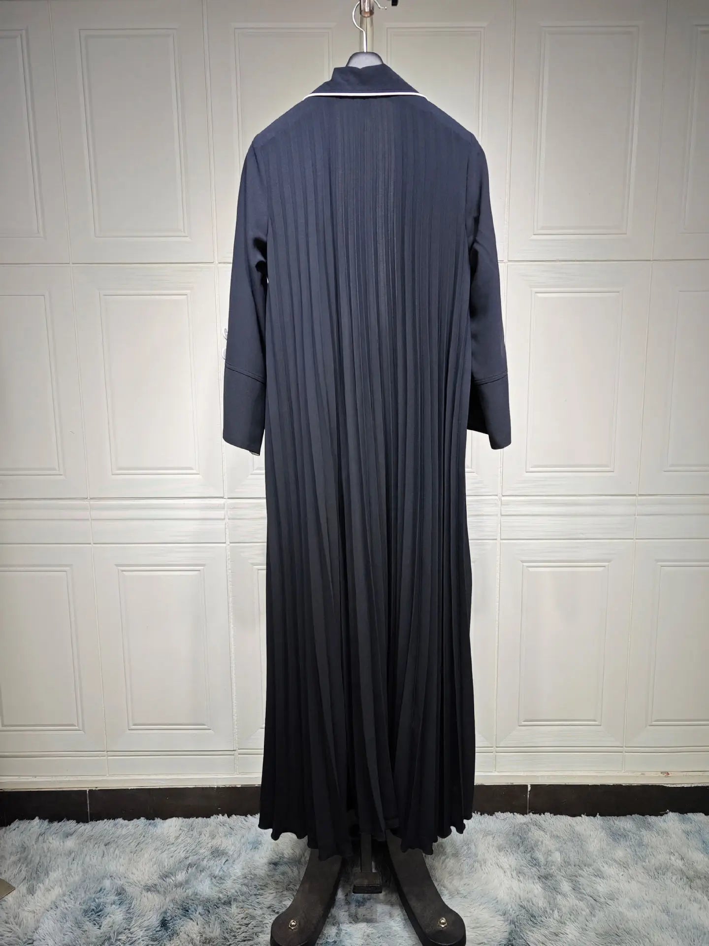Eid Muslim Abaya for Women Party Dresses Jalabiya pleated abayas Ramadan Morocco Dubai Kaftan Islam Vestidos Arab Long Robe 2023--Color: wine red