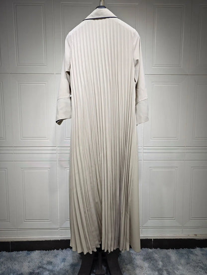 Eid Muslim Abaya for Women Party Dresses Jalabiya pleated abayas Ramadan Morocco Dubai Kaftan Islam Vestidos Arab Long Robe 2023--Color: wine red