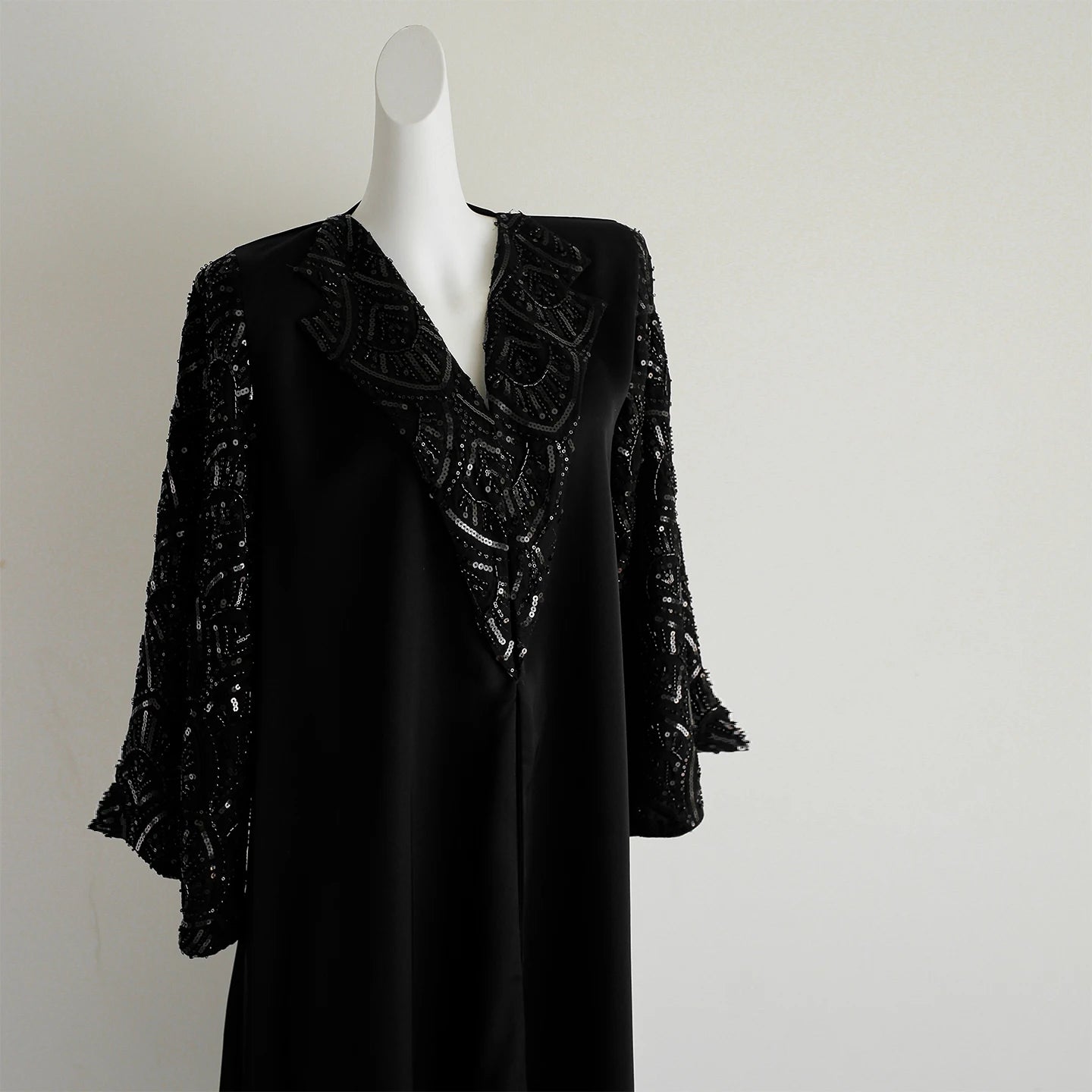 Abayas for Woman 2025 New Dubai Luxury Kaftan Kebaya Muslim Dresses Abaya Femme Abayas Femme Islam Modest Breathable Wife--Color: 0582black abaya