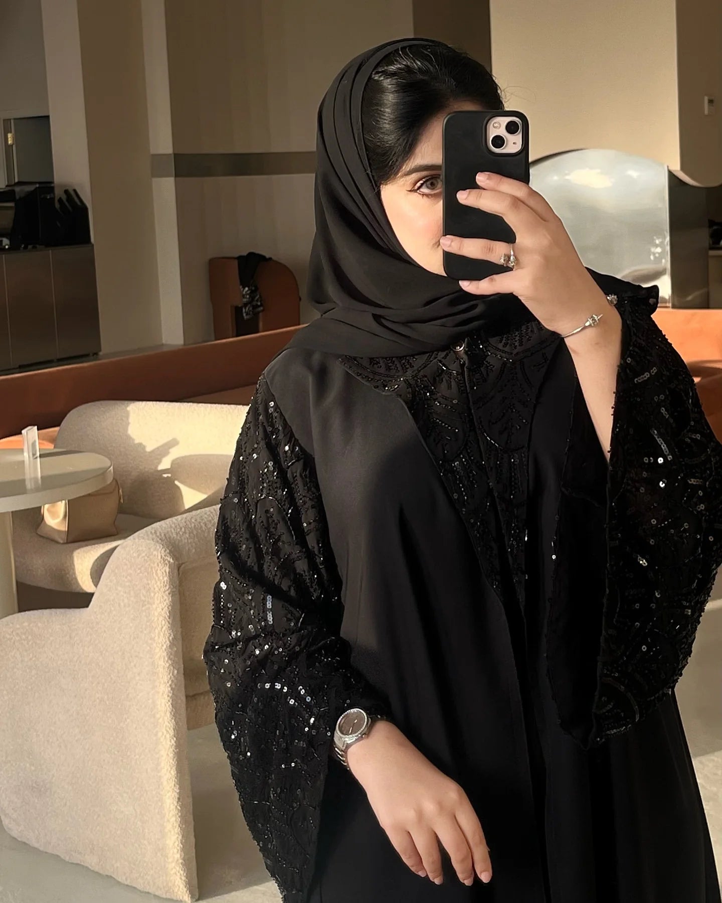 Abayas for Woman 2025 New Dubai Luxury Kaftan Kebaya Muslim Dresses Abaya Femme Abayas Femme Islam Modest Breathable Wife--Color: 0583blackmodest wear