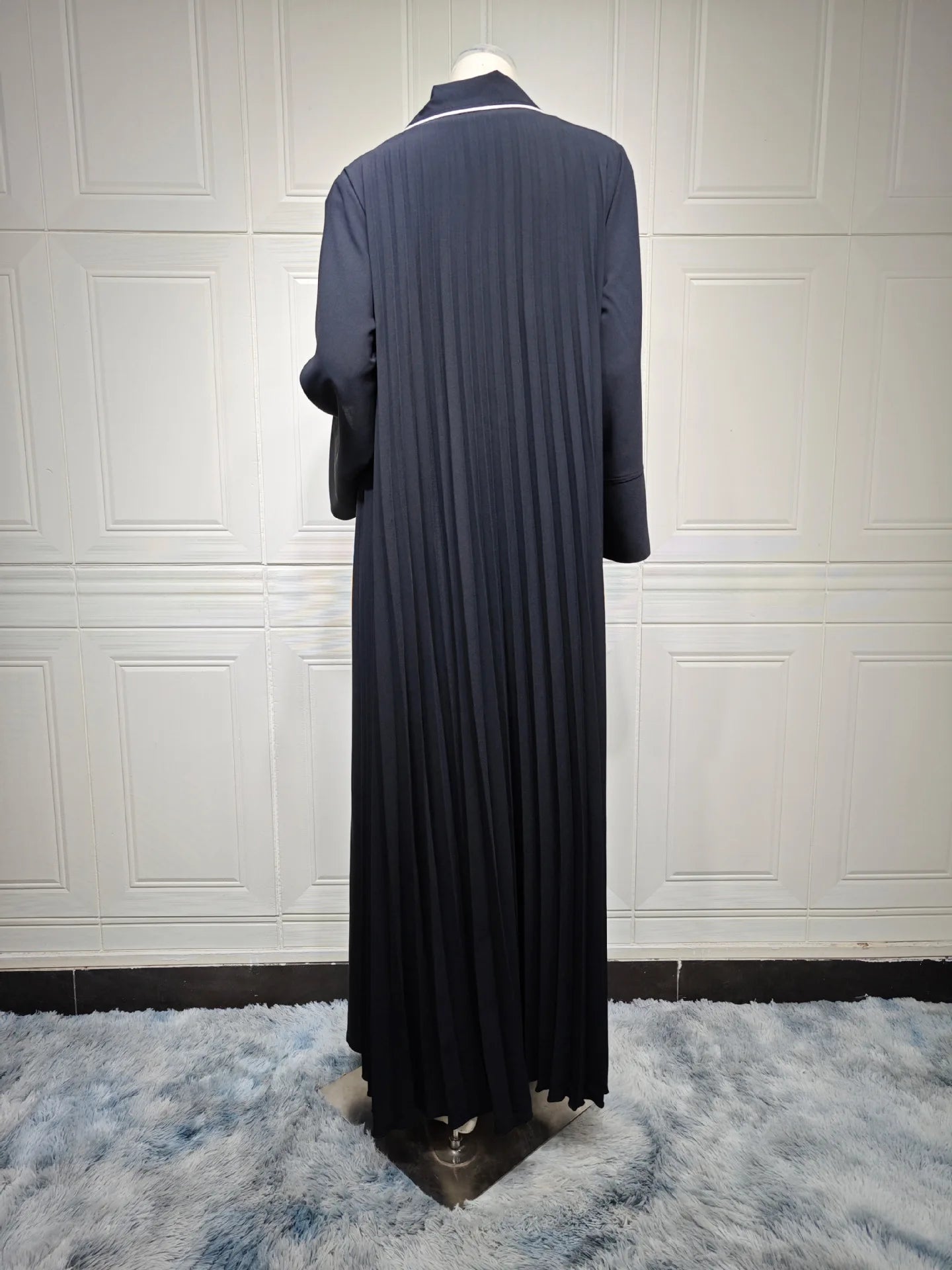 Eid Muslim Abaya for Women Party Dresses Jalabiya pleated abayas Ramadan Morocco Dubai Kaftan Islam Vestidos Arab Long Robe 2023--Color: wine red