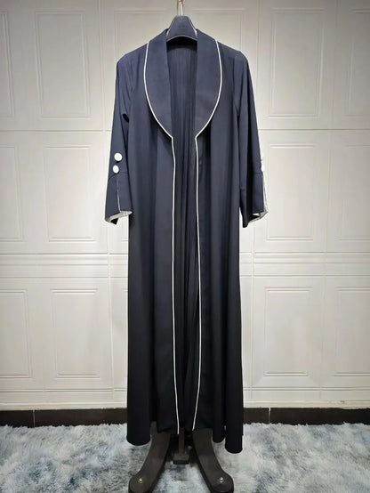 Eid Muslim Abaya for Women Party Dresses Jalabiya pleated abayas Ramadan Morocco Dubai Kaftan Islam Vestidos Arab Long Robe 2023--Color: black